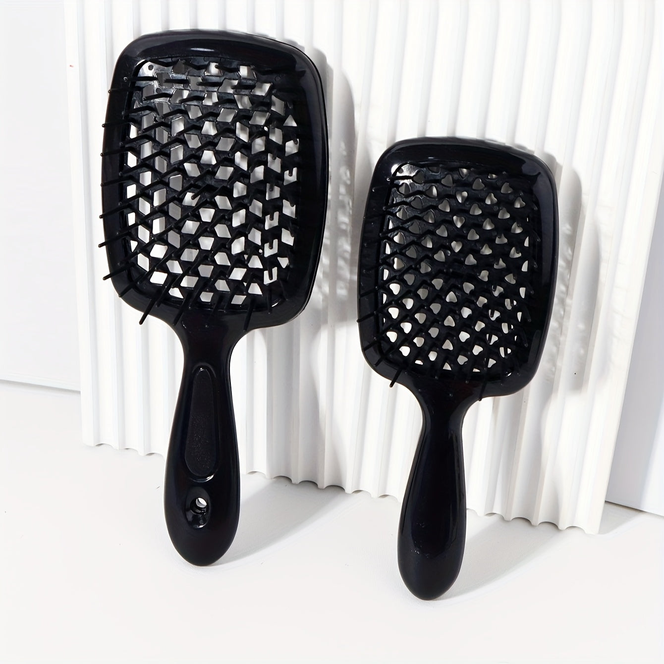 2pcs Set of Large And Small Smooth Hairbrushes, with Soft Bristles, Tangle-Free - Perfect for Wet Or Damaged Hair, Suitable for Women And Men