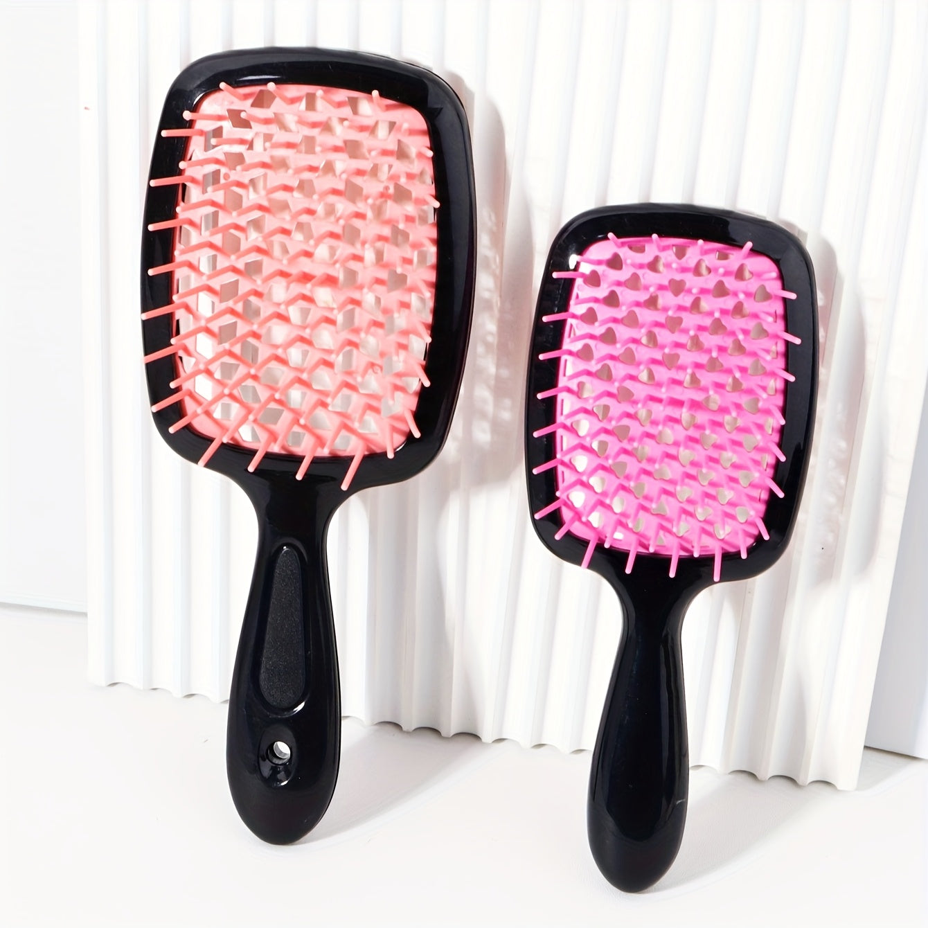 2pcs Set of Large And Small Smooth Hairbrushes, with Soft Bristles, Tangle-Free - Perfect for Wet Or Damaged Hair, Suitable for Women And Men