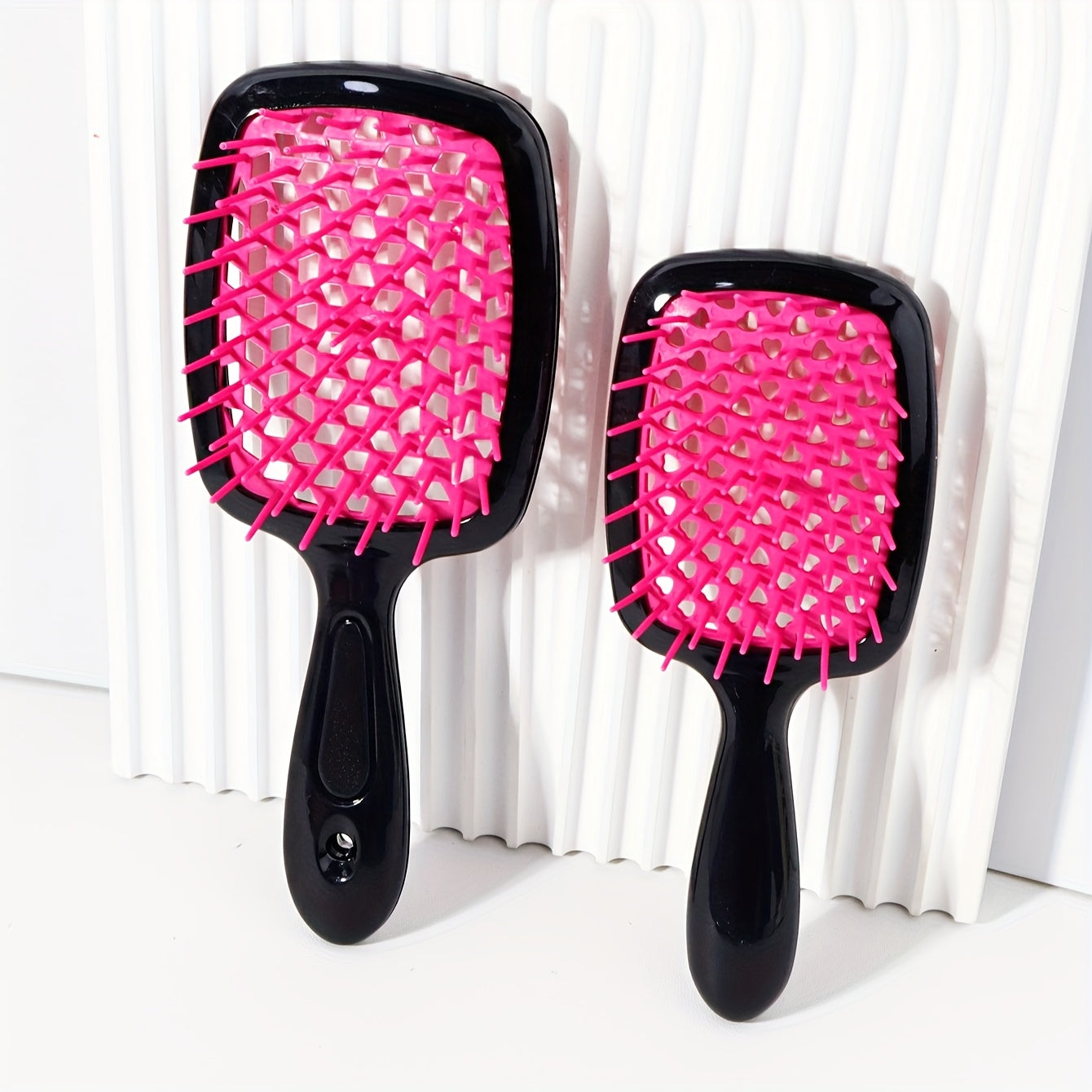 2pcs Set of Large And Small Smooth Hairbrushes, with Soft Bristles, Tangle-Free - Perfect for Wet Or Damaged Hair, Suitable for Women And Men