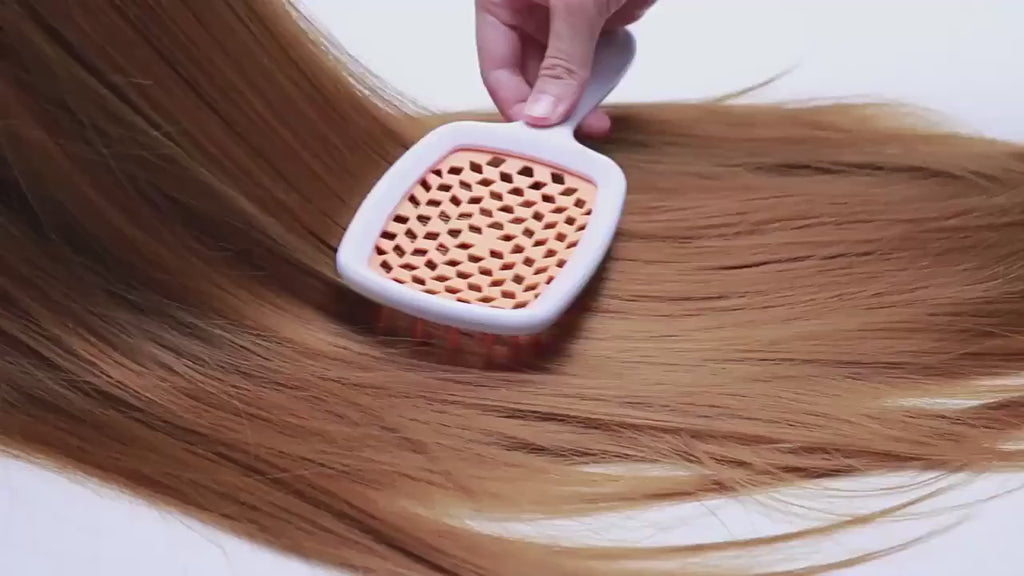 Anti Static Hollow Mesh Comb, Candy Color Comb for Both  and Wet Use, Household Anti-static Styling Comb, Smooth Hair Comb, Massage Comb, Large Back Fluffy Comb, Hair Styling Tools